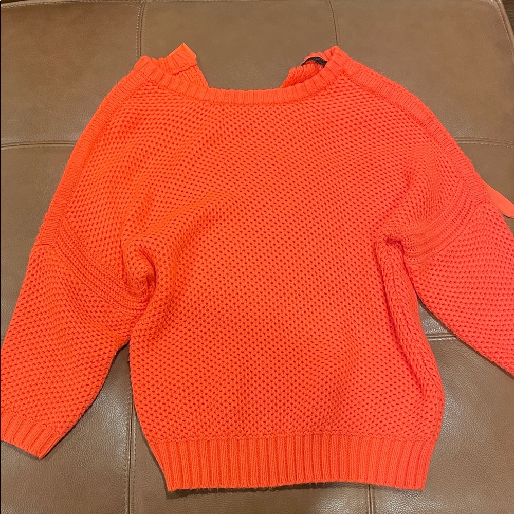 Ted Baker Vibrant Orange Crew Neck Sweater